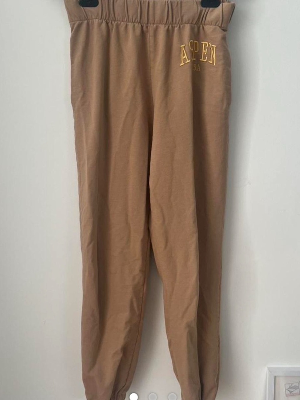 Forever 21 Brown/Tan Aspen Jogger Sweatpants